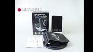 Arm  Monitor Digital Tensiometer English/Spanish Voice Large Display Screen Rechargeable Automatic Tonometer