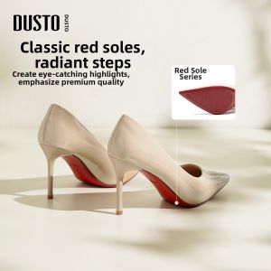 DUSTO | Autumn French Style Comfortable Nude Pointed Toe Pumps
