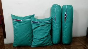 Sarung bantal dan guling resleting size standar