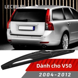 Lưỡi Gạt Nước Kính Chắn Gió Phía Sau Cho Volvo V50 2004-2012 Phụ Kiện Gạt Nước Kính Chắn Gió Bằng Cao Su Màu Đen