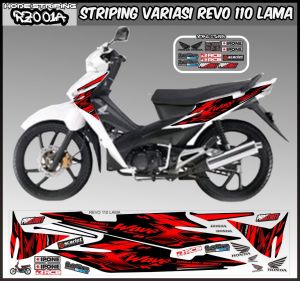 STRIPING VARIASI WAVE REVO 110 BELALANG/SIMEUT