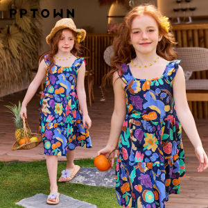 PPTOWN | Vintage Romantic Vacation Style Girls Summer Dress