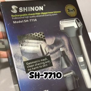 SHINON SH-7710 Set Alat Cukur Kumis Jenggot Pria All in One / Alat Cukur Rambut Elektrik Original / Alat Cukur Rambut / Alat Cukur Rambut Elektrik / Jenggot / Kumis / Mesin Cukur Portable / Trimmer Elektrik