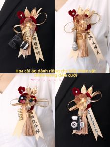 XIKUNLE | Corsage Dây Ruy Băng Trung Quốc Elegance cho Vai Trò Cưới