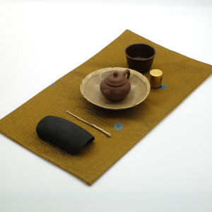 Waterproof Tea Ceremony Simple Chinese Style Absorbent Table Flag Small Size Individual Tea Table Mat Traditional National Style