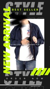 Flight Wolv Orig1nal Casual Vintage Pria Wanita Premium Distro / Jaket Pilot Vintage