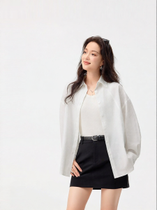 Purcotton | Cotton Fit-Flare Versatile Womens Shirt