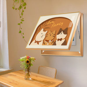 Modern Minimalist Electric Box Cover Decorative Cat Painting