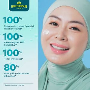 Amaterasun UV Water Barrier SPF 35 PA++++ Sunscreen Sun Screen Wudhu Friendly Real SPF Sunblock Wajah