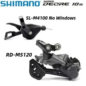 SHIMANO | SHIMANO Deore M4100 10 Speed Groupset For MTB Shifter SL-M4100 Shift Lever RD-M4120 SGS Rear Derailleur Bicycle Bike Parts