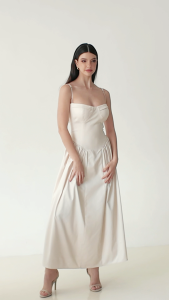 Whatagirlwants - Elle Maxi dress เดรสยาว ทรงคอร์เซท