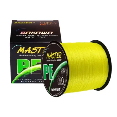 BAKAWA Braided Fishing Line X9 300M 500M 1000M Japan PE Weave Multifilament Wire Carp Fishing Accessories Saltwater Pesca