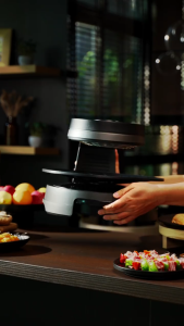 *FOC Silicon Tray & Electric Grinder* Kith PYROGLOW Smokeless BBQ Grill Touch Control SBG-TC-BG2