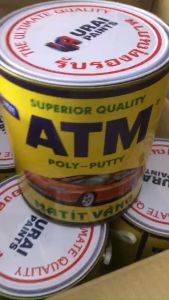 Matit Vàng ATM (3.5kg) 2 thành phần. Xử lý trét vết lồi lõm Ô tô xe máy và gỗ.khô nhanh và hiệu quả cao