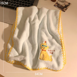 Khăn Tắm Hình Chú Chó Dễ Thương Khăn Tắm Nhanh Khô Nhanh Khăn Tắm Toàn Thân Cho Phụ Nữ Khăn Lau Tóc Khăn Tắm Ba Mảnh