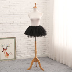 White Black Puffy Tulle Lolita Underskirt Women Cosplay Ballgown Kids Bridal Boneless Petticoats Tutu Dress
