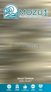 MOZU - Keran Kran Air Taman Tembok Kamar Mandi Engkol Wall Tap MZU-104KT Konektor Selang Anti Karat