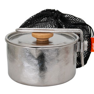 TiTo Titanium Lunch Pot Instant Noodle Bowl With Lid Lunch Box Home Outdoor Camping Pure Titanium Pot Tableware New Large Bowl