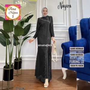 A2 DRESS BROKLAT NAYIRA DRESS PESTA KONDANGAN BEST SELLER DRESS GAMIS MAXI MIDI TERLARIS GAMIS DRESS MAXY JEANS BY AMA