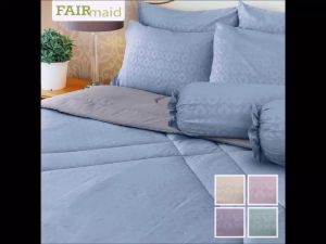 FAIRmaid ชุดเครื่องนอนยกเซ็ต ลาย Xoxo ที่นอน 6 ฟุต / 5 ฟุต / 3.5 ฟุต (ผ้าปู ผ้านวมเย็บติด ปลอกหมอน ปลอกหมอนข้าง)