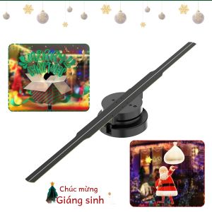 Máy Chiếu Hologram 3D PD42 Đèn LED Hiển Thị Logo Wifi Đèn Holographic Chiếu Quảng Cáo Máy Chiếu Ba Chiều