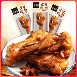 ขากย่าง35กรัมและขนมขบเคี้ยวเนื้อตุ๋นขาเป็ดที่ขาไก่รสเผ็ดและมึนงง