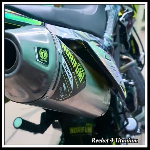 Knalpot Norifumi Rocket4 Titanium CRF150L KLX150 WR155 DTracker Viar Cross X 150