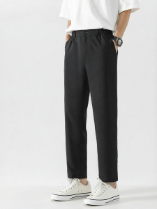 Warrior | Cooling Quick Drying Fitted Straight Nine-tenths Length Mens Casual Pants