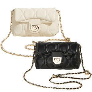 PU Leather Fashion Underarm Bag Chain Small Square Bag for Women Shopping Travel