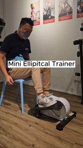 IRunning Mini Elliptical Trainer ★ Compact and Space Saving ★ 8 Adjustable Resistance