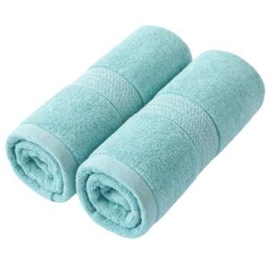 1/2/4pcs 50x100cm Blue Bathroom Cotton Towels Sets Home Bath Towels Face Towel Thick Absorbent Luxury Bathroom Gift Sport Towels