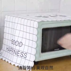 Zhaozhao ผ้าคลุมไมโครเวฟ ครอบเวฟกันฝูยิ้ง คู่บุหรี่สำหรับเตาอบ ล่าสุดสำหรับปู ละคายชีวิตห้องครัวและห้องอาหาร