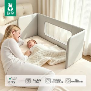 Ou Yun | Foldable Single-side Fall Protection Baby Bed Guard Rail Easy-to-carry
