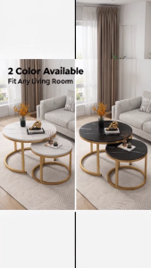 Coffee table tea table round combination table Side table Meja kopi meja teh meja gabungan bulat Meja sisi 茶几 边几