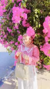 Tas Tote Kanvas Elegan - Totebag Kombinasi Warna Alami Tali Kulit Sintetis Tas Kondangan Kuliah