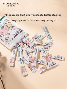 MONLEYTA | Portable Baby Bottle Cleaner Fruit And Vegetable Wash Liquid Travel Size Outdoors Sample For Cleaning Baby Bottles On The Go