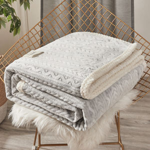 GUANGMANZHI | Chăn Dày Bằng Vải Flannel Coral Fleece