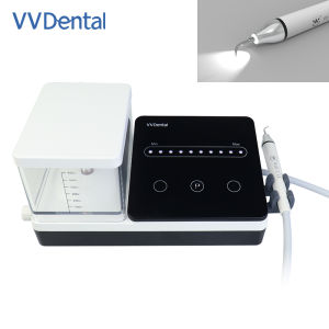 VV DENTAL | Scaler Ultrasonic Dental Tartar Plaque Remover Dental Abler with Bottle Auto Water Handpece/Tips Piezoelectric Scaler Polisher