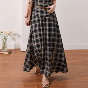Vintage Elegant Plaid Suit Dress Set