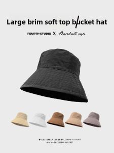 BILLI ZILLY | Quick Dry Outdoor Fishing Cap Womens Summer New Style Thin Large Brim Sun Protection Hat Casual Round Top UV Protection Hat