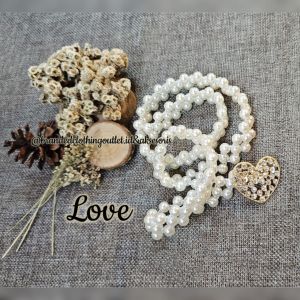 IKAT PINGGANG MUTIARA PERMATA MOTIF GOLD ELASTIS IMPORT / GESPER GAMIS MUTIARA ELEGAN / IKAT PINGGANG DRESS MUTIARA MEWAH / WOMEN BELT ELASTIC / BLM-7812