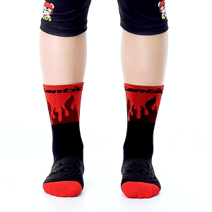 Santic Kids Cycling Socks Boys Girls Breathable Anti-sweat Basketball Sports Bike Socks