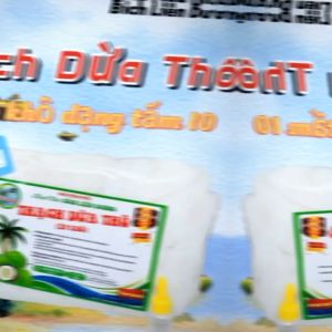 THẠCH DỪA THÔ ÉP KHÔ DẠNG TẤM 10 TẶNG KÈM HƯƠNG_LOẠI TÚI 1KG