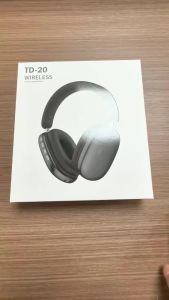 TD-20 Wireless Headphone 3D Spatial Audio Earphone Bluetooth 5.3 Headset 40mm Driver Over Ear Headphone 24H for Mobile Phone PC