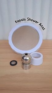 Head Shower Kotak Kamar Mandi Bulat Bahan Abs Chrome High Quality DT-17