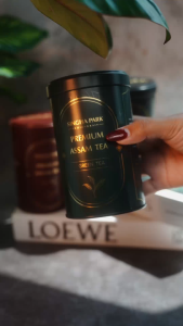 Premium Assam Green Tea ชาเขียวอัสสัมน่าน (เกรดยอด) ขนาด 45 กรัม ตราสิงห์ปาร์ค เชียงราย