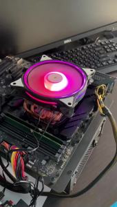 CPU Air Cooler 4Heat Pipes PWM 4PIN Silent ARGB/RGB Cooling Fan For Intel 2011/X99/X79/1700/1150/1156/1366/1200/AMD/AM4/AM5