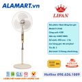 Quạt đứng Lifan Đ-216A động cơ dây đồng 45w sải cánh 400 mm hoạt động êm ái. 