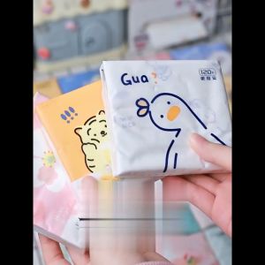 SK-C924 Tissue Karakter Lucu Isi 120 Lembar Sekali Pakai / Tisu Kering Bermotif 120 Sheets 3 Ply