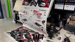 STICKER STIKER RACING HOLOGRAM | STIKER MOTOR | STICKER HELM stciker pack stiker helm stiker estetik stiker motor dan helm stiker untuk motor dan helm
